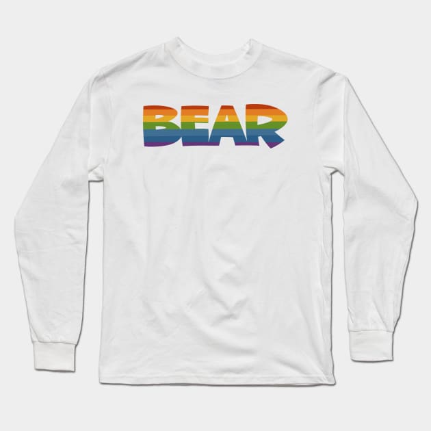 Rainbow Bear Long Sleeve T-Shirt by westinchurch